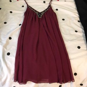 Burgundy dress from Express!